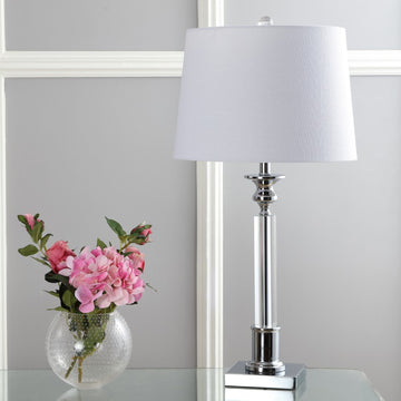 Dean 28" Crystal LED Table Lamp - JONATHAN Y